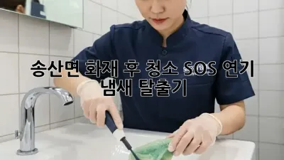 🚨 송산면 화재 후 청소 SOS! 연기 냄새 탈출기 💨